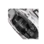 SmallRig Wild China Film Series sling bag with snow leopard pattern showcasing camera body and lens storage inside padded compartment
