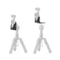 SmallRig Multifunctional Cage for DJI Osmo Pocket 4 with magnetic base and tripod mount, showcasing dual cold shoe mounts and Arca-type plate for versatile mobile filming setups