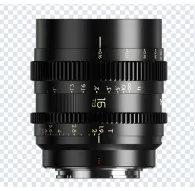 Thypoch Simera-C 16mm T1.9 pilnas formāta kinolēca Sony E-mount ar melnu matētu apdari, diafragmas atzīmēm no T1.9 līdz T16, fokusa attāluma skalu un izteiksmīgu zobratu mehānismu fokusa regulēšanai.Thypoch Simera-C 16mm T1.9 pilnas formāta kinolēca Sony E-mount ar melnu matētu apdari, diafragmas atzīmēm no T1.9 līdz T16, fokusa attāluma skalu un izteiksmīgu zobratu mehānismu fokusa regulēšanai.