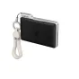 Ulanzi DC01 portable memory card case with keyring attachment, black aluminum alloy design for secure storage and fast USB 3.2 transfer of up to 8 SD and microSD cards