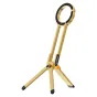 Ulanzi MA30 mobile phone tripod in yellow, featuring a carabiner clip, dual magnetic mounting system, and adjustable angles for versatile shooting.