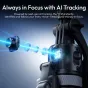 Ulanzi TT23 Magnetic Auto-Tracking Selfie Stick Tripod with 360° tracking and gesture control for hands-free vlogging and content creation