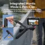 Ulanzi MT55 SnapGo Mini Selfie Stick Tripod with Mantis Mode and Pen-Clip design for versatile shooting and compact storage