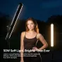 Ulanzi UA50 50W bi-color air tube light providing soft illumination for professional photography with EU plug adapter included