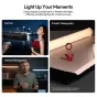 Ulanzi UA50 50W bi-color inflatable LED tube light used in portrait photography, providing soft, diffused lighting.