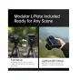 Falcam Hasselblad X2D/X2D II camera cage with modular L-plate in full tripod setup and lightweight handheld mode, showcasing versatile mounting options and durable aluminum protection