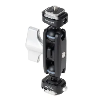 Falcam F22 Dual Head Magic Arm Kit with quick-release ball heads, black aluminum alloy construction, 360-degree rotation for secure positioning of camera accessories