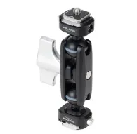 Falcam F22 Dual Head Magic Arm Kit with quick-release ball heads, black aluminum alloy construction, 360-degree rotation for secure positioning of camera accessoriesFalcam F22 Dual Head Magic Arm Kit with quick-release ball heads, black aluminum alloy construction, 360-degree rotation for secure positioning of camera accessories