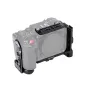 Falcam F22 & F38 Quick Release Camera Cage for Canon EOS C50 featuring modular aluminum design, ARRI-style mounting points, detachable top plate, and magnetic wrench tool.