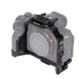 Falcam F22 F38 F50 Quick Release Camera Cage for Sony a7M5/A7R5/A7M4 - black aluminum cage with modular side plate, anti-slip padding, and multiple accessory mounting points for professional setups
