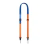 Плечевой ремень Falcam Maglink Quick Magnetic Buckle Shoulder Strap Lite V2 синего цвета с магнитным быстрозажимным креплением и прочной конструкцией из нейлона и кожи