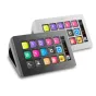 Biomag Mars MSD-ONE black programmable control panel featuring 15 customizable LCD keys and an integrated display for workflow automation and productivity enhancement