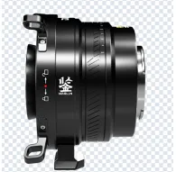 Адаптер DZOFILM Marlin 1.4x PL-E черного цвета с металлическим корпусом, кольцом фокусировки и совместимостью с объективами PL, с механизмом блокировки и красной индикаторной стрелкой.Адаптер DZOFILM Marlin 1.4x PL-E черного цвета с металлическим корпусом, кольцом фокусировки и совместимостью с объективами PL, с механизмом блокировки и красной индикаторной стрелкой.
