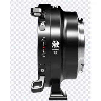 DZOFILM Octopus Adapter II (PL-RF) lens mount adapter for Canon RF cameras, compatible with PL-mount cinema lenses, featuring precise shim adjustment and durable metal construction.