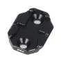 FALCAM F22 DJI Ronin stabilizatoru sānu panelis - melna alumīnija ātrās atbrīvošanas montāža ar M4 skrūvju caurumiem ātrai aksesuāru pievienošanai