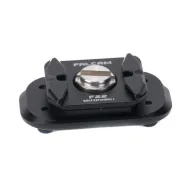 FALCAM F22 Quick Release Plate for Insta360 X5 camera – lightweight aluminum quick-release mount with central 1/4-20 screw hole for fast camera attachment and compatibility with F22 accessoriesFALCAM F22 Quick Release Plate for Insta360 X5 camera – lightweight aluminum quick-release mount with central 1/4-20 screw hole for fast camera attachment and compatibility with F22 accessories