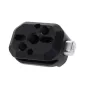 Falcam F22 Quick Release Plate for X5 - Black aluminum precision-machined mount with threaded holes for fast camera attachment