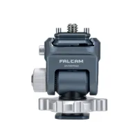 Falcam F22 Quick Release Pan Head with cold shoe adapter and rubber-padded plate for smooth 360° panning and 180° tilting camera stabilizationFalcam F22 Quick Release Pan Head with cold shoe adapter and rubber-padded plate for smooth 360° panning and 180° tilting camera stabilization