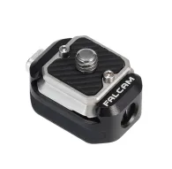 FALCAM F22 NATO šūru adapteris V2 ar teksturētu gumijas virsmu un ARRI tipa fiksācijas punktiem, piemērots kameru konstrukciju uzstādīšanaiFALCAM F22 NATO šūru adapteris V2 ar teksturētu gumijas virsmu un ARRI tipa fiksācijas punktiem, piemērots kameru konstrukciju uzstādīšanai