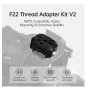 FALCAM F22 Thread Adapter Kit V2 with NATO compatibility, featuring a quick release mechanism and anti-slip rubber padding for secure camera mounting