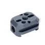FALCAM F22 NATO saderīgs vītņu adapters V2 - alumīnija kameru montāžas adapters ar 1/4-20 vītni, M5 fiksācijas caurumiem un ARRI stila pretgrieziena dizainu drošai F22 ekosistēmas piederumu piestiprināšanai