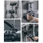 Professional FALCAM F22 NATO-compatible aluminum thread adapter in modular camera rig setup with 1/4-20 and M5 threading for secure accessory mounting