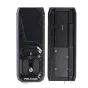 Falcam F38 Quick Release Kit for DJI V2 - front and rear view of lightweight aluminum base plate and top plate with sliding adjustment rail and 1/4-inch screw mount