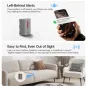 FALCAM TagBatt NP-FZ100 direct-charge camera battery with Apple Find My tracking, showing left-behind alerts on iPhone and sound locator feature for easy retrieval