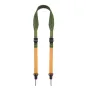 Falcam Maglink Quick Magnetic Buckle Shoulder Strap Classic V2 in green with durable Dyneema rope tail ends and magnetic quick-release system