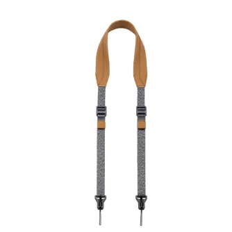 Falcam Maglink Quick Magnetic Buckle Shoulder Strap Classic V2 in Snow Rock Gray with magnetic buckles and adjustable nylon-leather design