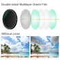 K&F Concept 77mm Nano-X CPL Variable ND Filter with green coating, no black cross, waterproof and scratch-resistant for enhanced photography contrast control
