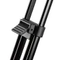 Libec 650EX tripod central joint with quick-release leg locks and sliding plate attachment