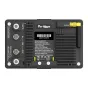 PortKeys BM5 WR 5.5-inch monitor rear view with RED Komodo wireless control interface, showing SDI/HDMI ports, focus puller interface, and technical specifications