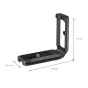 SmallRig L-Bracket for Sony Alpha 7R IV and A9 II featuring anti-twist design, Arca-compatible base, and 1/4"-20 screw mount