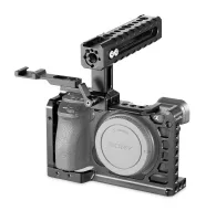 SmallRig Advanced Cage Kit for Sony A6500 featuring NATO handle, cold shoe extension, and Arca Swiss QR plate for professional video and photographySmallRig Advanced Cage Kit for Sony A6500 featuring NATO handle, cold shoe extension, and Arca Swiss QR plate for professional video and photography