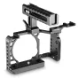 Комплект SmallRig Advanced Cage Kit для Sony A6500 с рукояткой NATO 1955 и удлинителем холодного башмака 2044, оснащенный пластиной Arca Swiss QR и множеством резьбовых отверстий для универсальной установки
