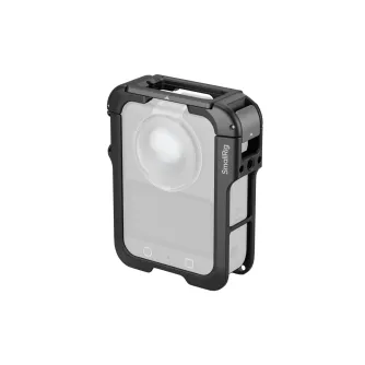 SmallRig aluminum cage for DJI Osmo 360 with silicone lens cover and foldable lens protection for enhanced camera safety