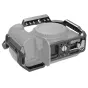 SmallRig fotoaparāta kārba ar sānu rokturi Canon EOS R5/R6 – atvērtā komplekta skats ar iekšējiem papildus montāžas punktiem, NATO sliedi un HDMI/USB Type-C kabeļu fiksatoru