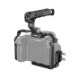 Кадж для Panasonic LUMIX GH6 от SmallRig с верхней ручкой, зажимом для HDMI и USB-C кабелей, алюминиевой конструкцией и универсальными креплениями для съемки с низкого ракурса