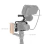 SmallRig camera cage kit for Panasonic LUMIX GH6 with monitor mount 2903, side handle 2093, and video head 3457 for versatile low-angle shooting and accessory mounting