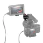 Крепление SmallRig EVF Mount 1594 с подключённым внешним электронным видоискателем на камере Sony, с возможностью 360° регулировки и резиновым амортизатором для защиты от царапин