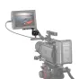 Крепление SmallRig EVF Mount 1594 с клеммой NATO для гибкой 360-градусной регулировки монитора, с резиновым амортизатором для защиты от царапин и совместимостью с 1/4" винтом.