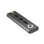 SmallRig Mini Safety NATO Rail for Mobile Phone Cage BUN2395 with 1/4-20 screw, multiple threaded holes, and a safety pin for secure accessory mounting