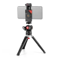 SmallRig DT-02 3256 kompaktā galda statīva ar mobilā telefona turētāju un kulas galvu stabilai fotogrāfijaiSmallRig DT-02 3256 kompaktā galda statīva ar mobilā telefona turētāju un kulas galvu stabilai fotogrāfijai
