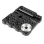 SmallRig side plate for Blackmagic URSA Mini/URSA Mini Pro featuring ARRI holes, NATO rail, cold shoe, and 1/4-20 threaded mounts for accessories
