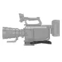 Эргономичный плечевой упор SmallRig для камеры Sony FX9 с несколькими резьбовыми отверстиями, боковой вид, демонстрирующий легкий алюминиевый сплав и EVA конструкцию