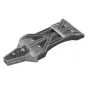 SmallRig FX9 Shoulder Pad 2834 ergonomic side view with aluminum alloy construction and threaded holes for quick release plate compatibility