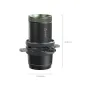 Световой аксессуар SmallRig SP Air Spotlight с кольцом фокусировки и четырехлопастным светотеневым устройством, алюминиевый корпус диаметром 50 мм, детальный вид сбоку