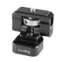 SmallRig BSE2294 monitor mount with 360° swivel and 150° tilt, featuring rubber pads, aluminum construction, and hex spanner holes for secure tightening