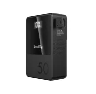 SmallRig VB50 mini V-kāpes baterija ar OLED displeju, kas rāda 100% uzlādi, USB-C portu ar aizsargapvalku un kompakto dizainu, ideāla pārnēsāšanaiSmallRig VB50 mini V-kāpes baterija ar OLED displeju, kas rāda 100% uzlādi, USB-C portu ar aizsargapvalku un kompakto dizainu, ideāla pārnēsāšanai